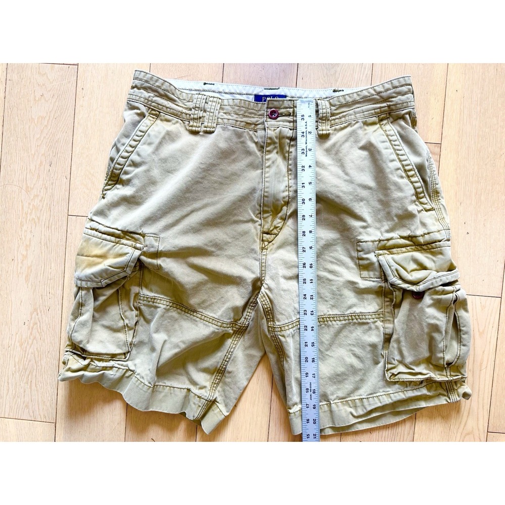 ralph lauren Vintage gellar cargo Men Summer Short Size 35 Khaki